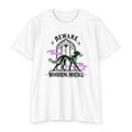 Beware Wandering Mortals Bones Graveyard Dog T-Shirt