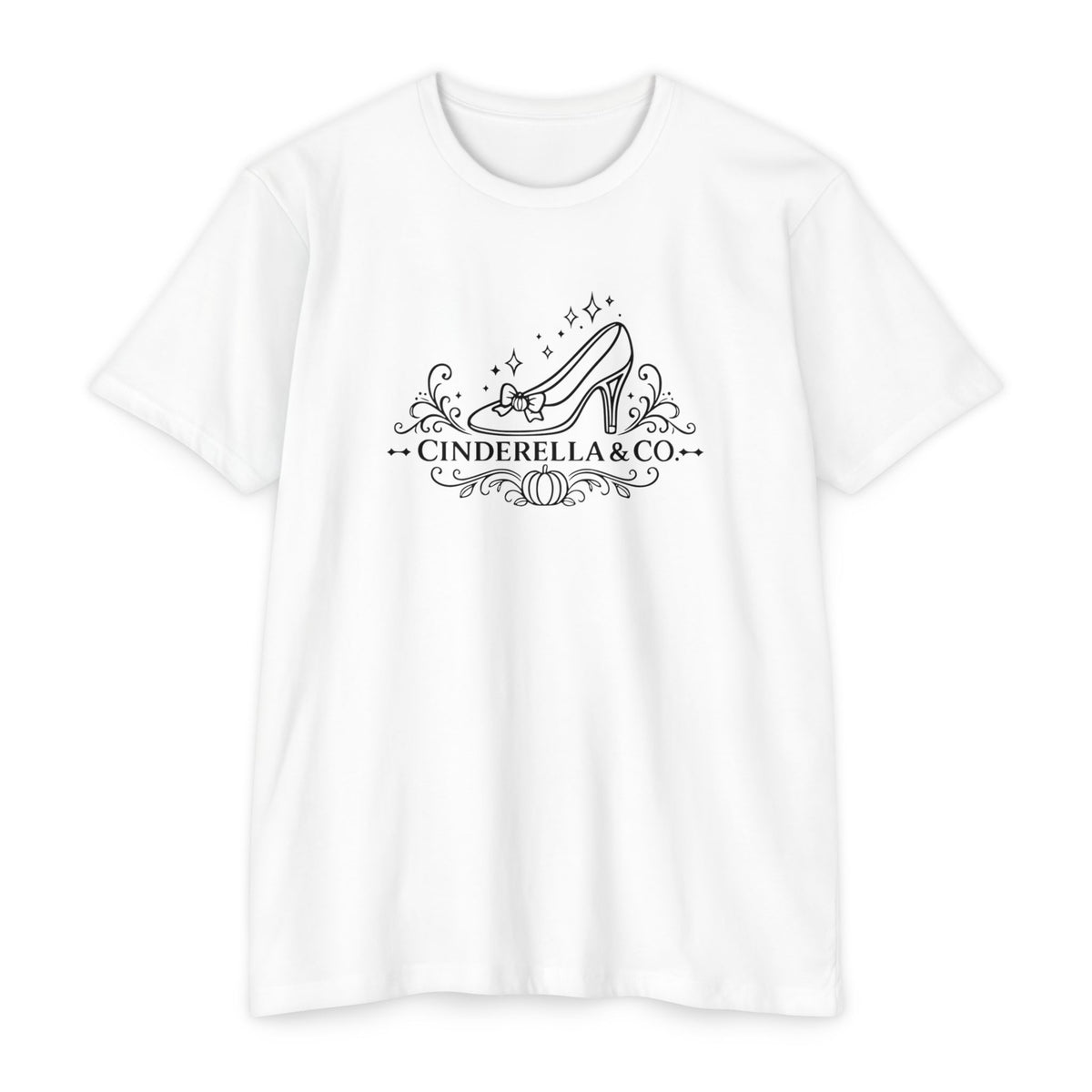 Cinderella & Co. Graphic Tee — Glass Slipper Vintage Logo T-Shirt