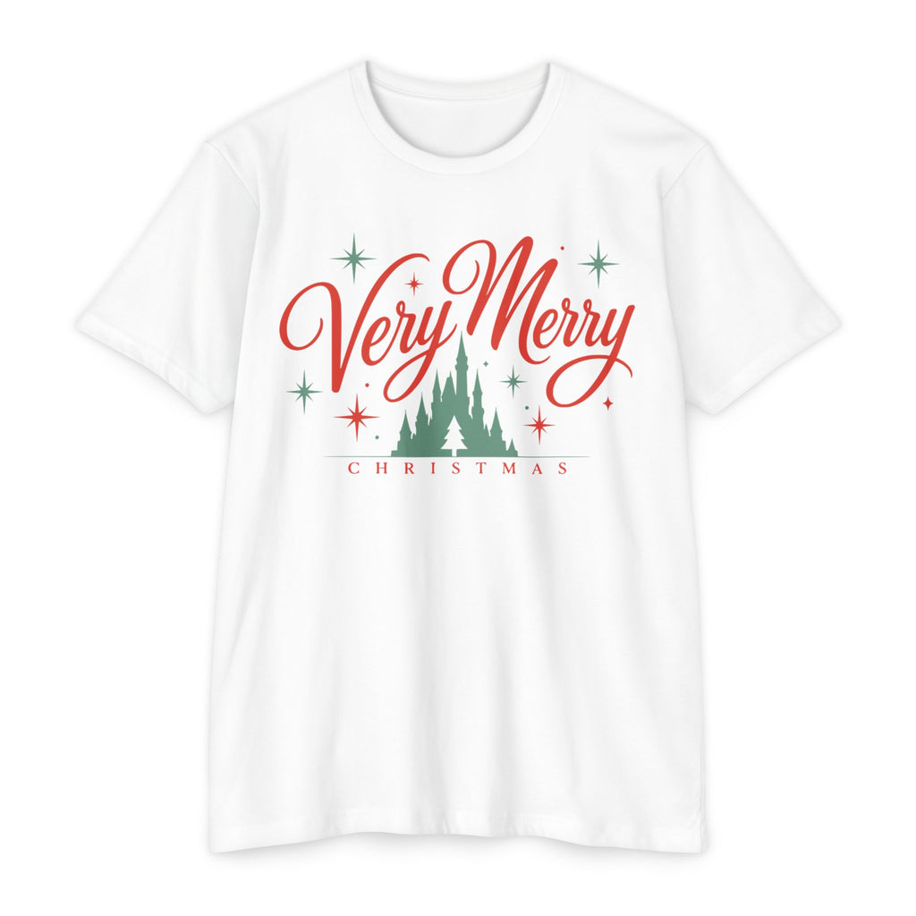 Very Merry Christmas T-Shirt — Retro Script Holiday Tee