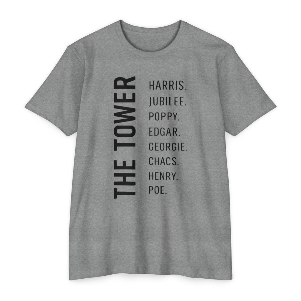 Tower of London Raven Names T-Shirt