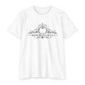 Snow White & Co. Vintage Logo Tee — Elegant Fairy Tale Graphic T-Shirt