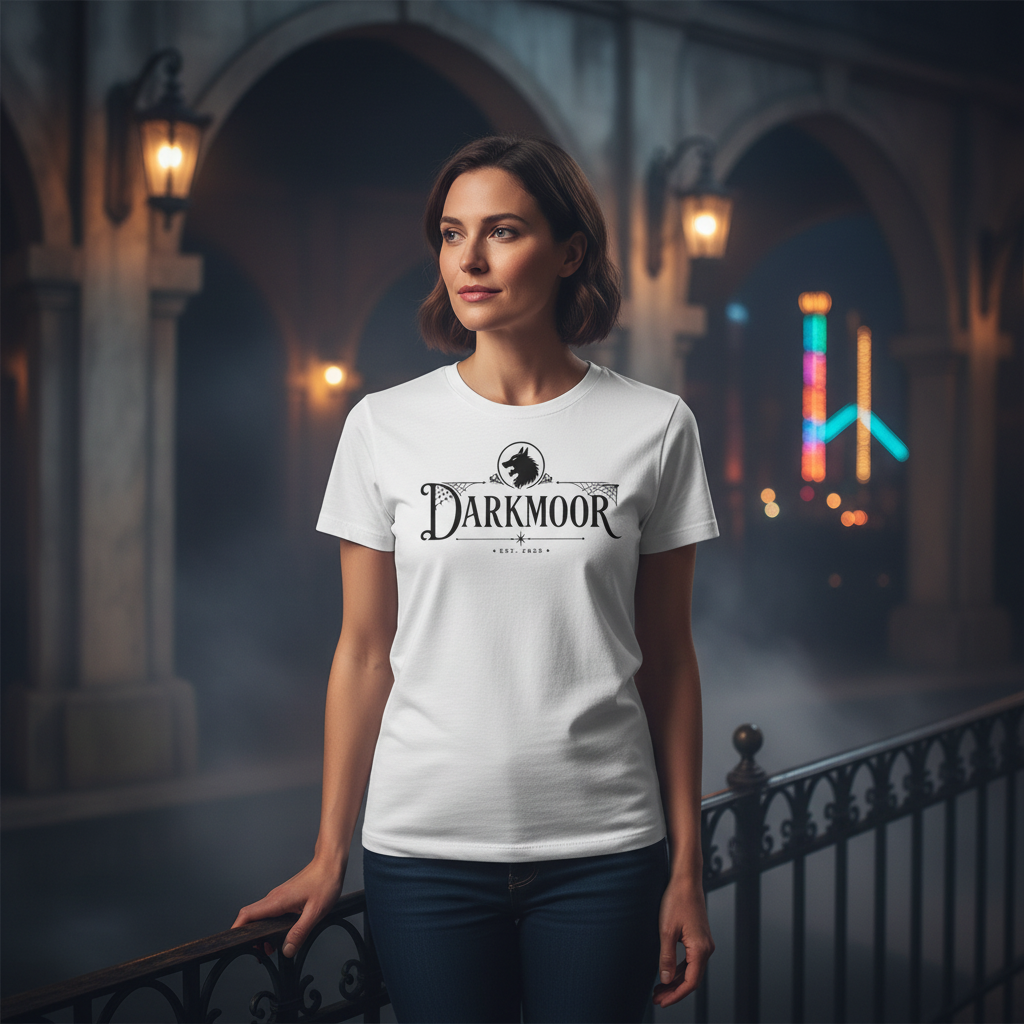 Photorealistic Darkmore shirt lifestyle image